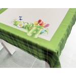 Великденска покривка 100/150 Green square